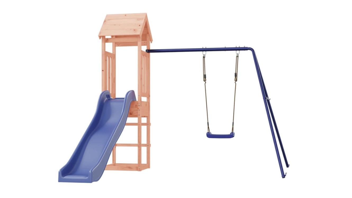 vidaXL Solid Douglas Wood Outdoor Playset - 238 x 259 x 207cm