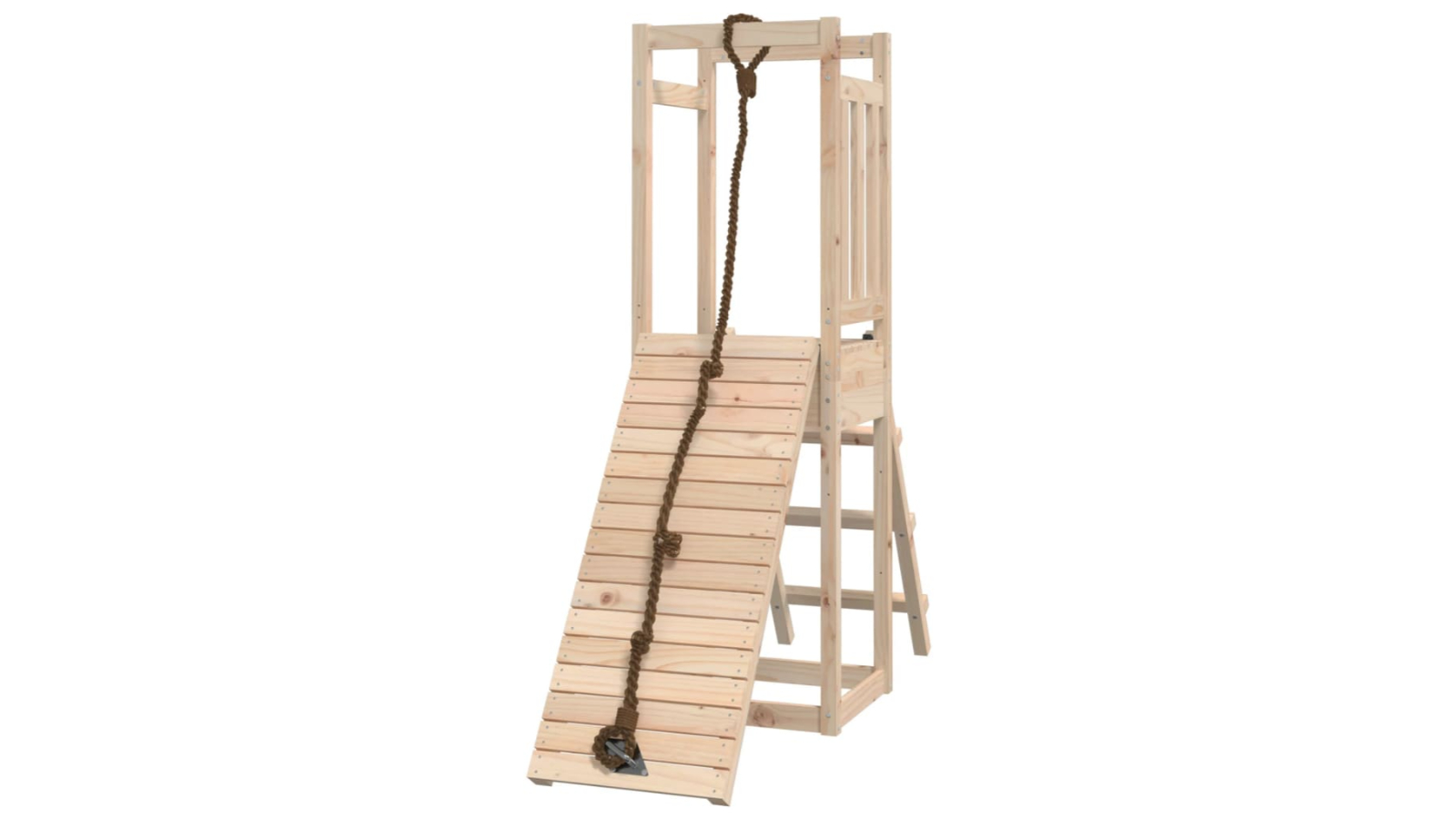 vidaXL Solid Pine Wood Outdoor Playset - 161 x 46.5 x 169cm