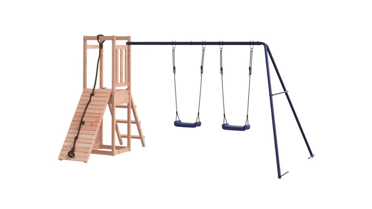 vidaXL Solid Douglas Wood Outdoor Playset - 308 x 184 x 169cm