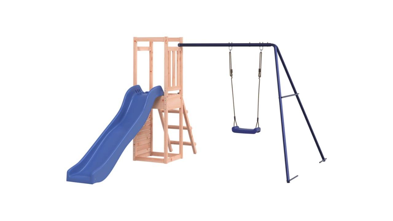 vidaXL Solid Douglas Wood Outdoor Playset - 237 x 236 x 169cm