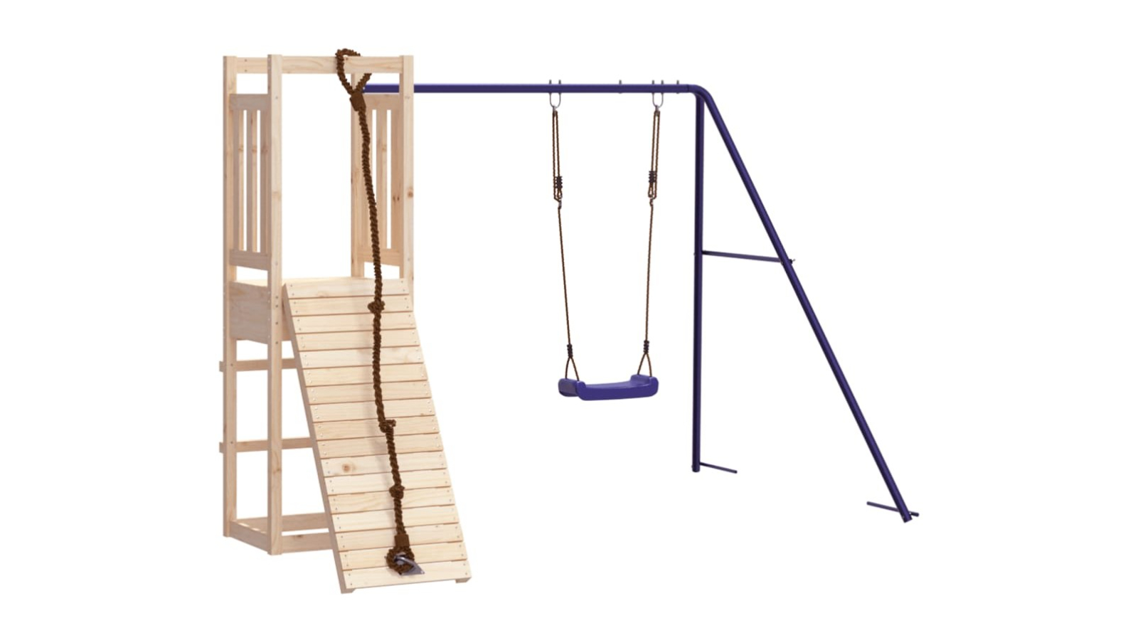 vidaXL Solid Wood Pine Outdoor Playset - 237 x 184 x 169cm