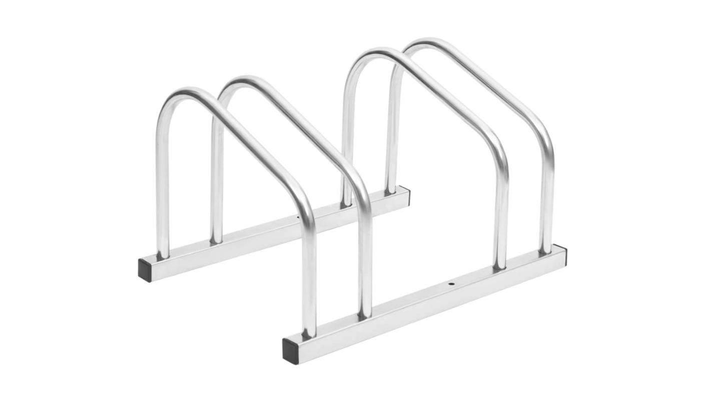 vidaXL Galvanised Steel Bike Rack for 2 Bike