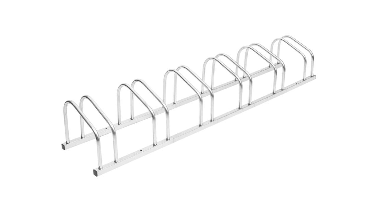 vidaXL Galvanised Steel Bike Rack for 6 Bike