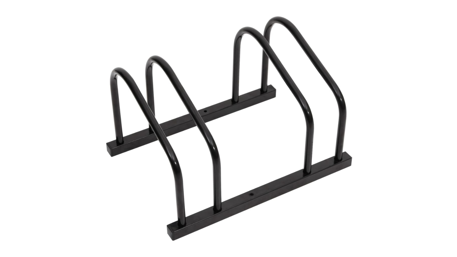vidaXL Steel Bike Rack for 2 Bike - Black