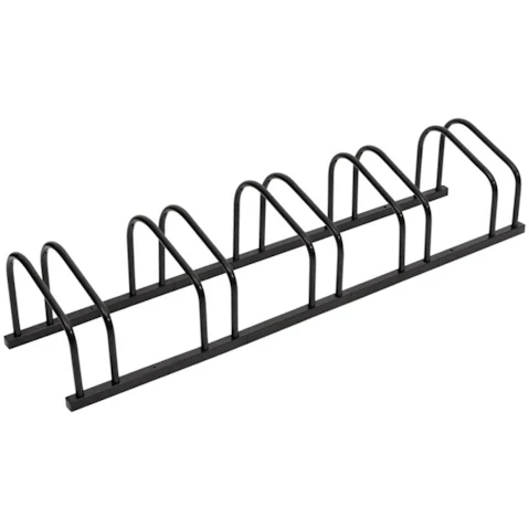 vidaXL Black Steel Bike Rack for 5 Bike