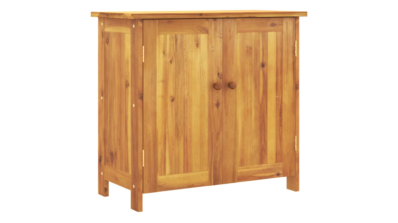 vidaXL Solid Wood Acacia Garden Cabinet - 75 x 35 x 70cm