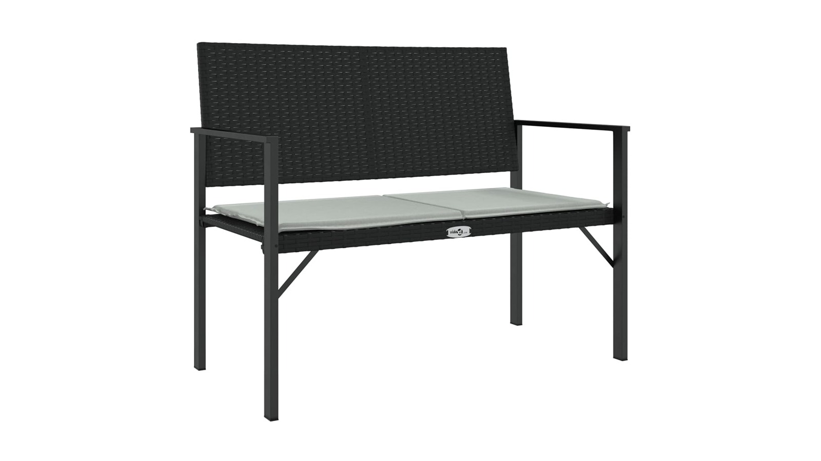 vidaXL 2-Seater Garden Bench with Cushion
