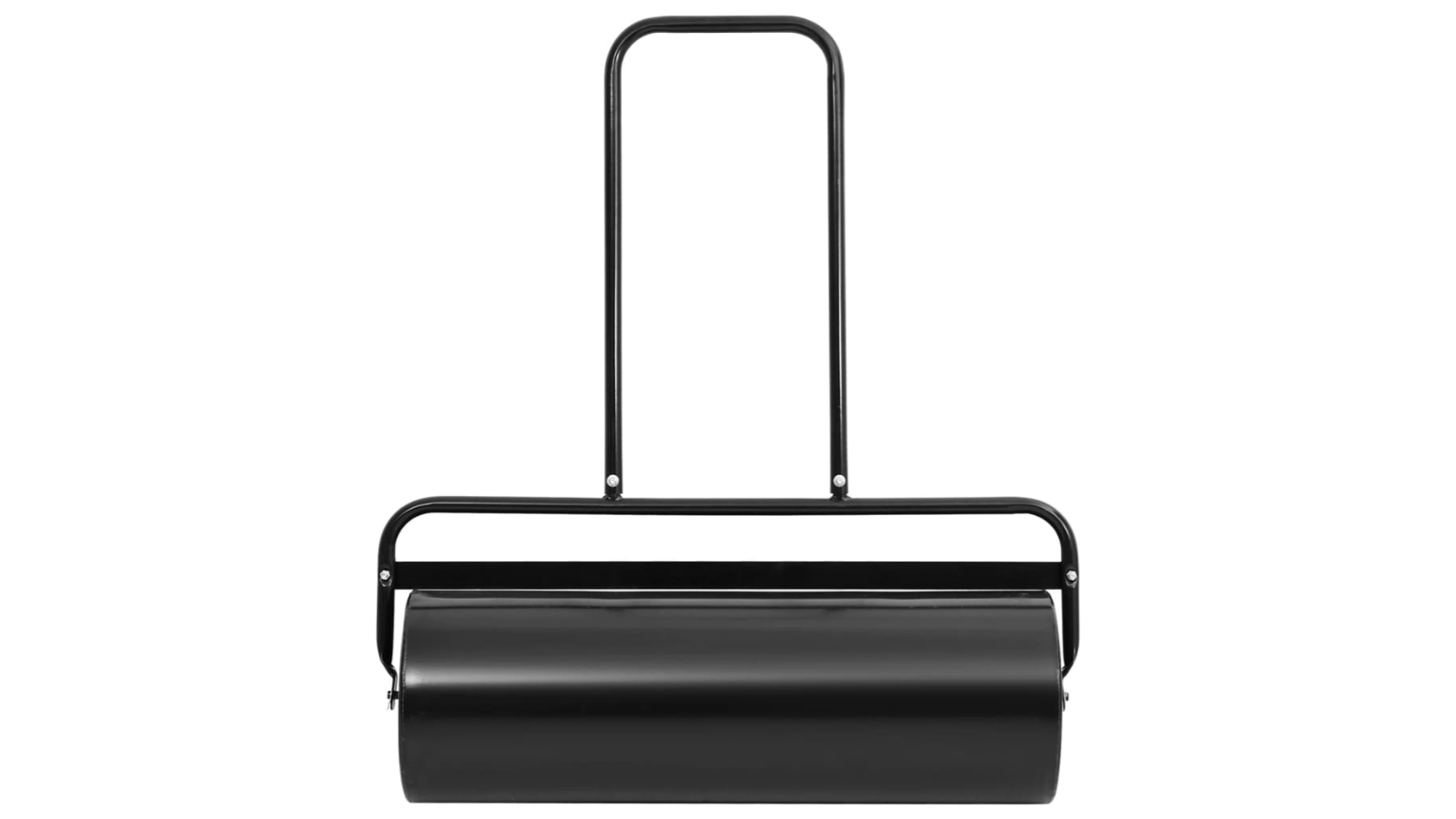 vidaXL Black Garden Lawn Roller with Handle - 63 Large