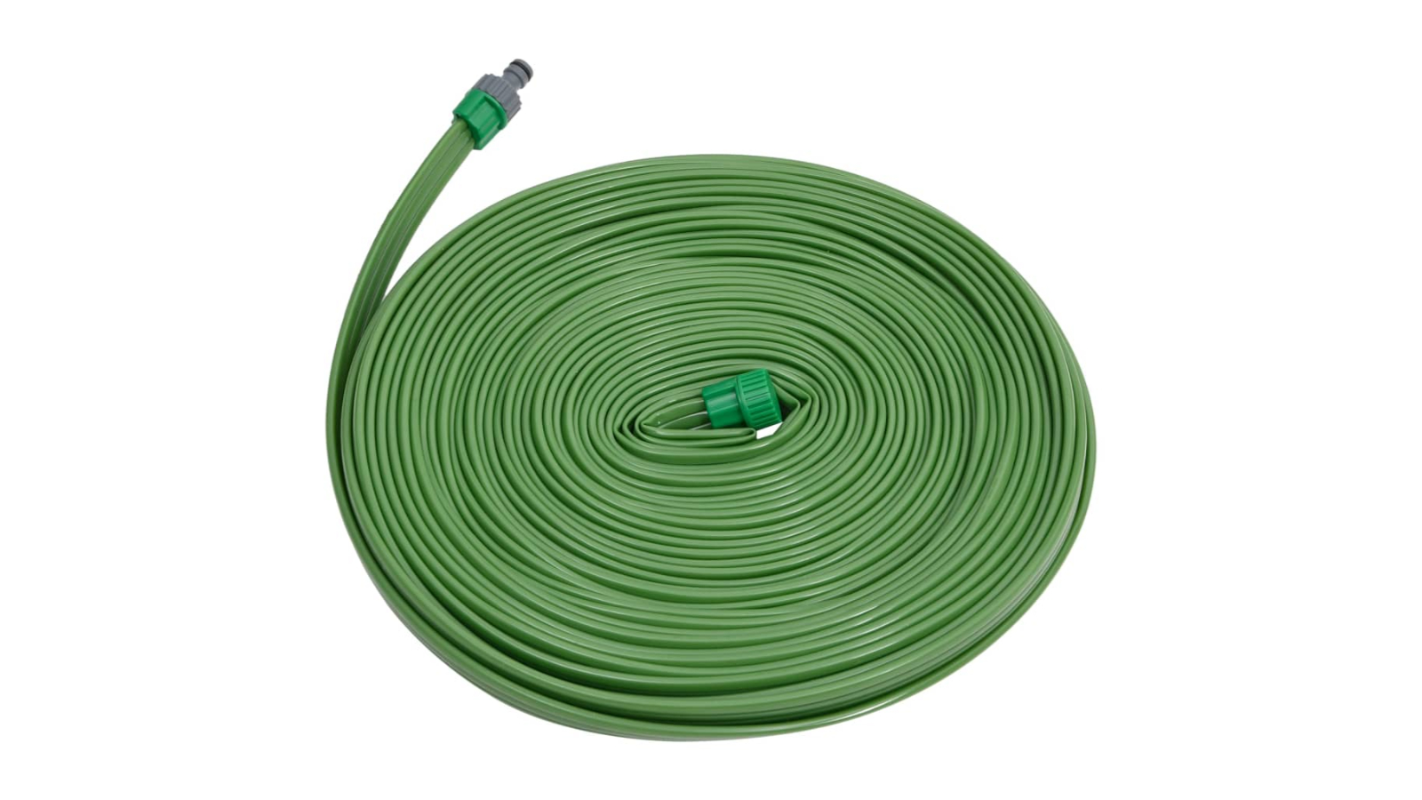 vidaXL Green PVC 3-Tube Sprinkler Hose - 22.5m