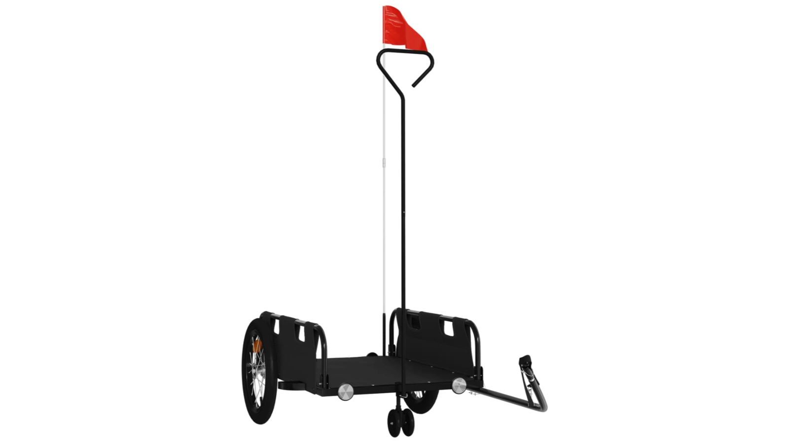vidaXL Oxford Fabric and Iron Bike Trailer - Black