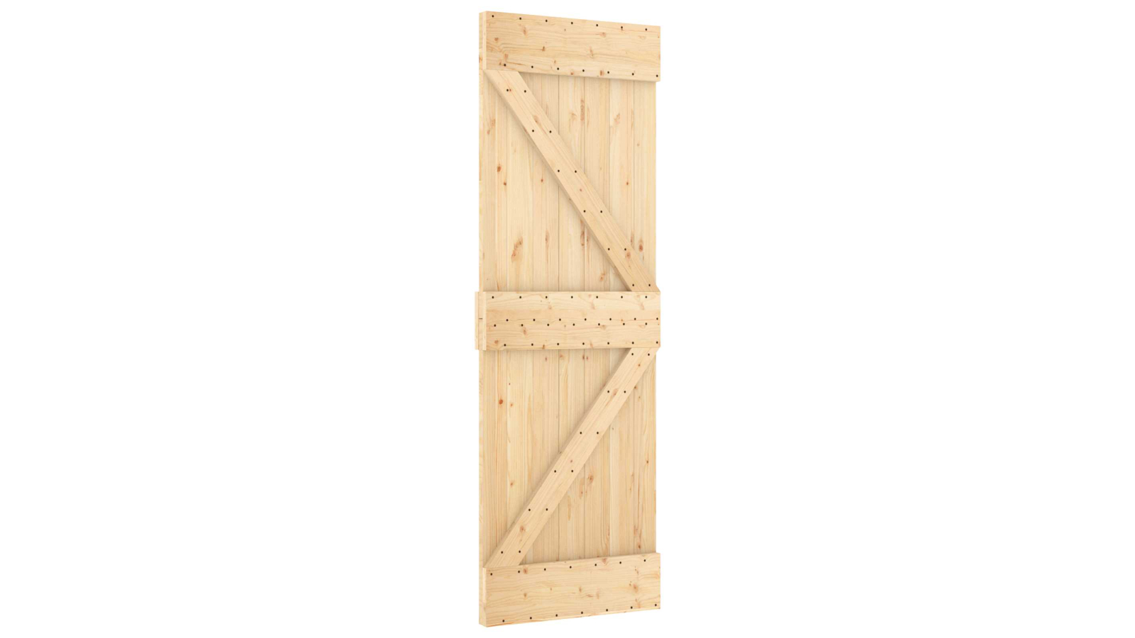 vidaXL NARVIK Natural Solid Pinewood Door - 70 x 210cm