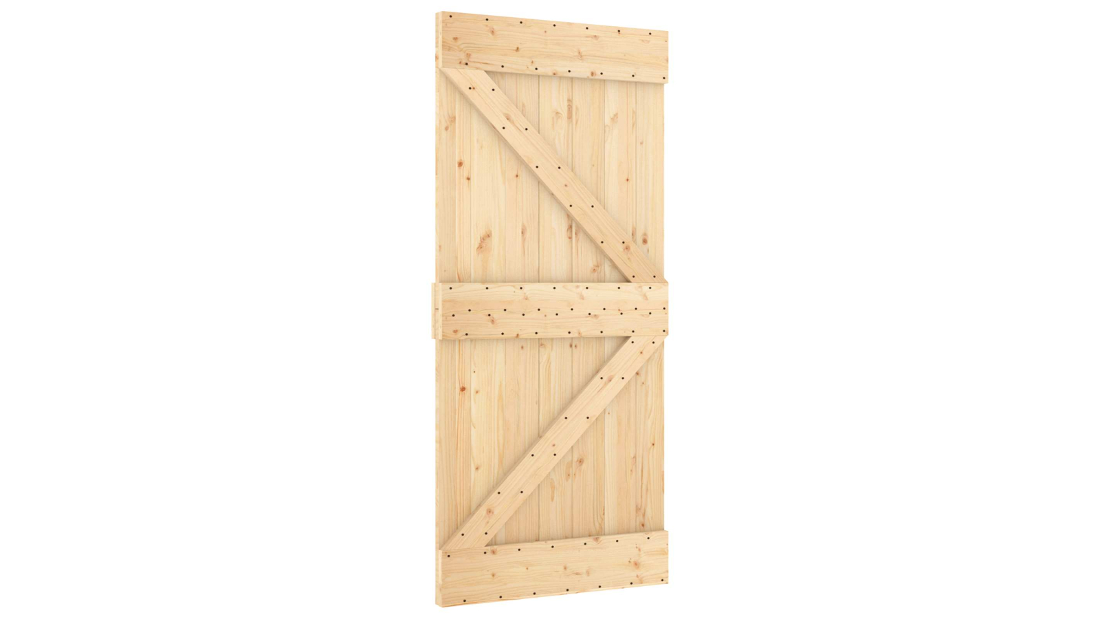 vidaXL NARVIK Natural Solid Pinewood Door