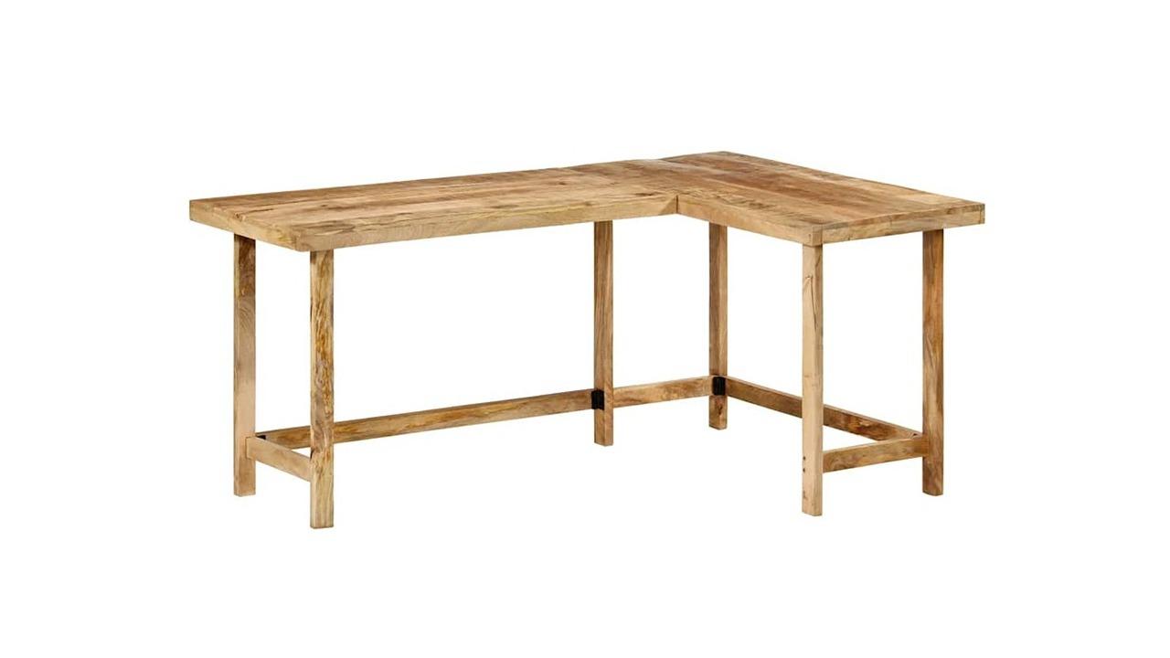 vidaXL Solid Mango Wood 165 x 110 x 75cm Desk