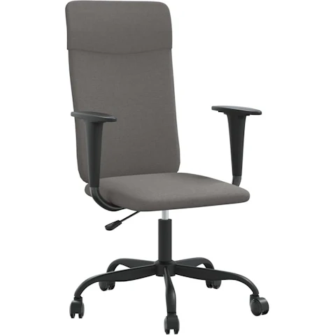 vidaXL Dark Grey Fabric Adjustable Height Office Chair