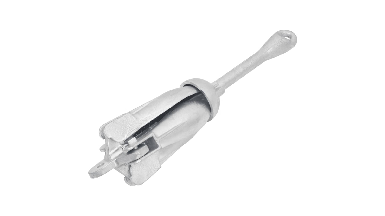 vidaXL Malleable Iron Silver Folding Anchor - 6kg