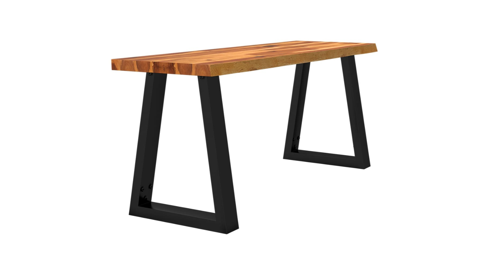 vidaXL Solid Wood Acacia Bench with Live Edge - 110cm