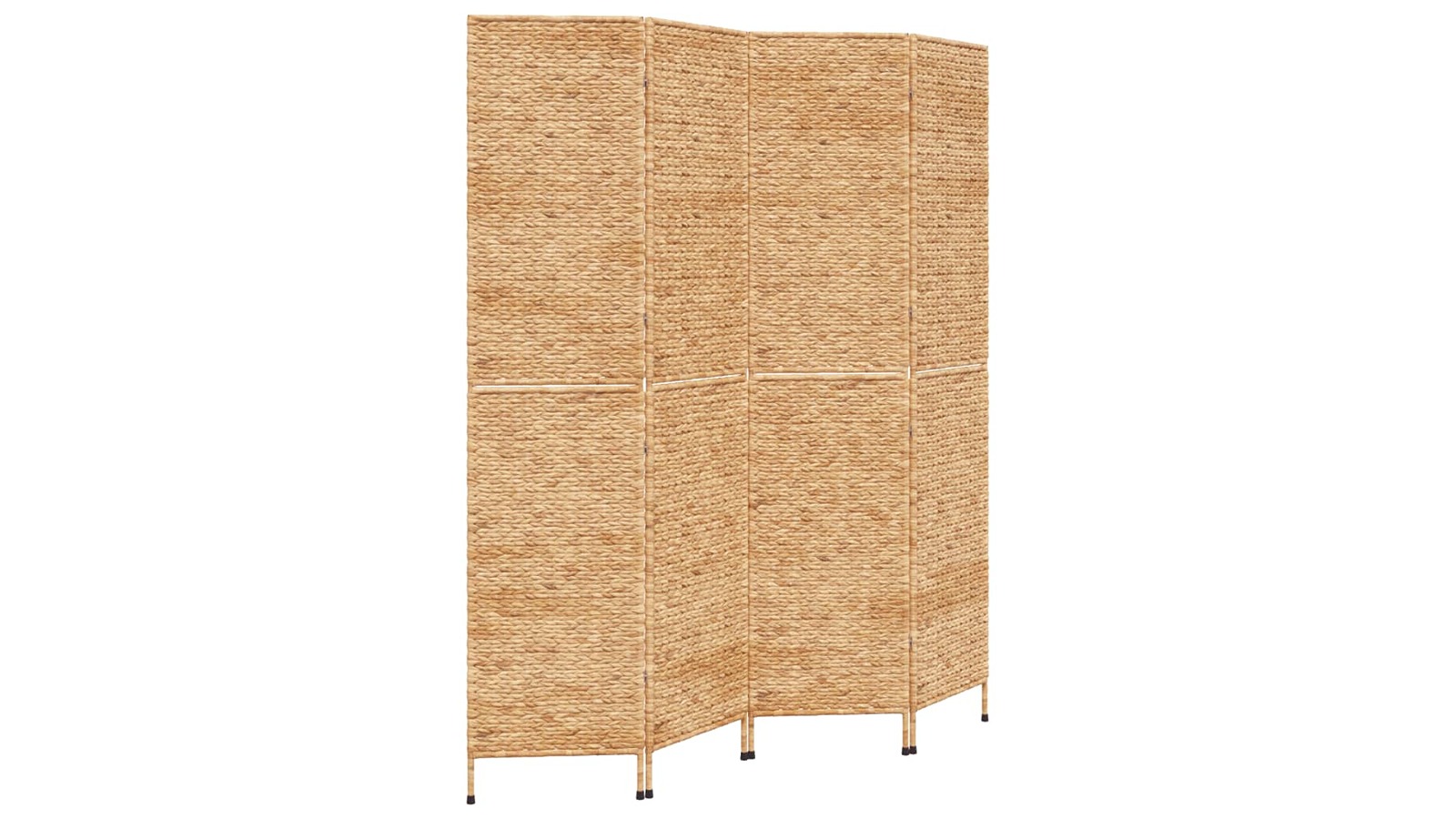 vidaXL 4-Panel Water Hyacinth 163 x 180cm Room Divider