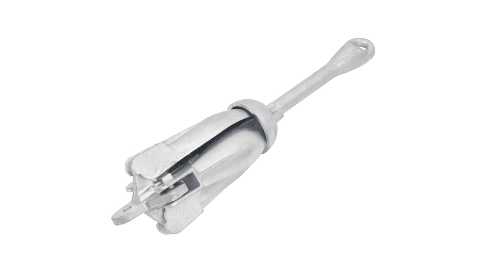 vidaXL Malleable Iron Silver Folding Anchor - 3.2kg