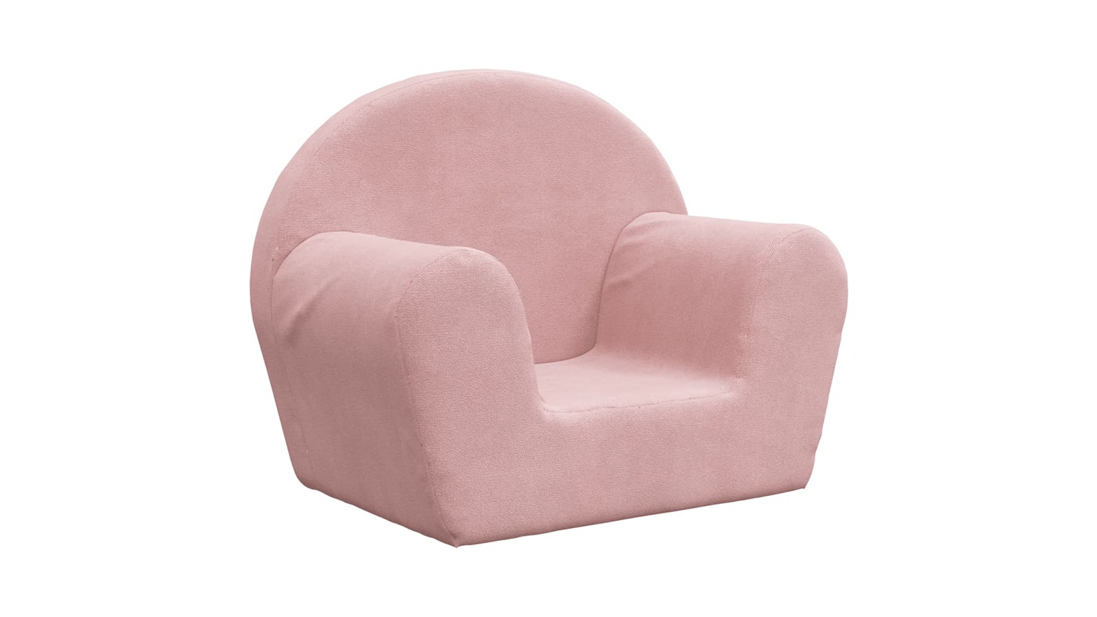 vidaXL Kids Pink Soft Plush Sofa