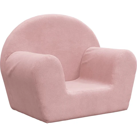 vidaXL Kids Pink Soft Plush Sofa