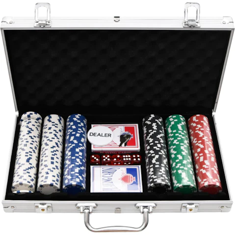 vidaXL Set of 300 Poker Chip