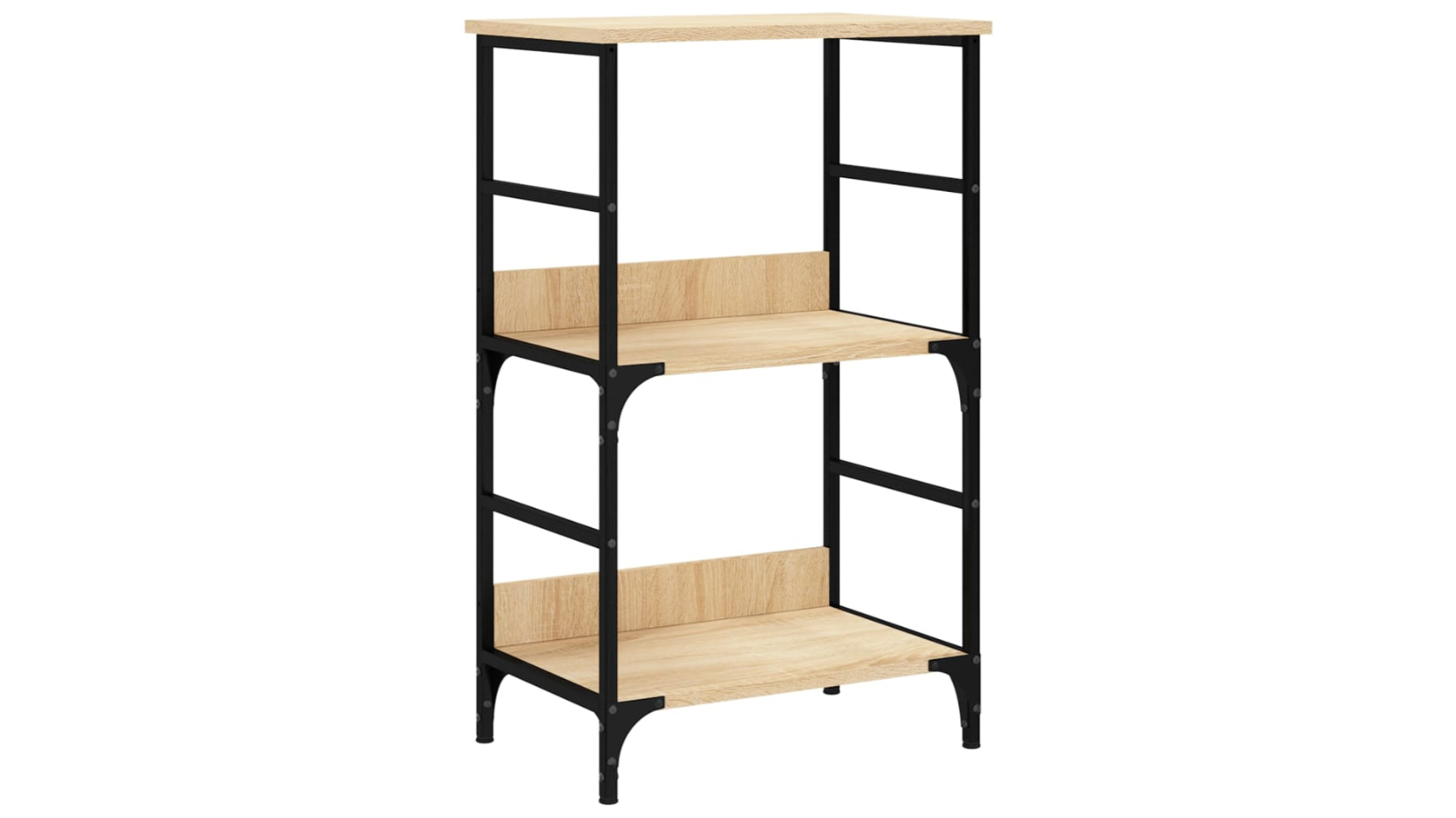 vidaXL Sonoma Oak Engineered Wood Bookshelf - 50 x 33 x 82cm