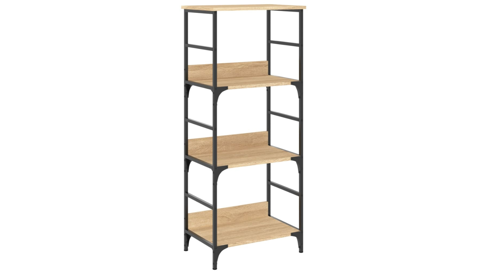 vidaXL Sonoma Oak Engineered Wood Bookshelf - 50 x 33 x 117.5cm