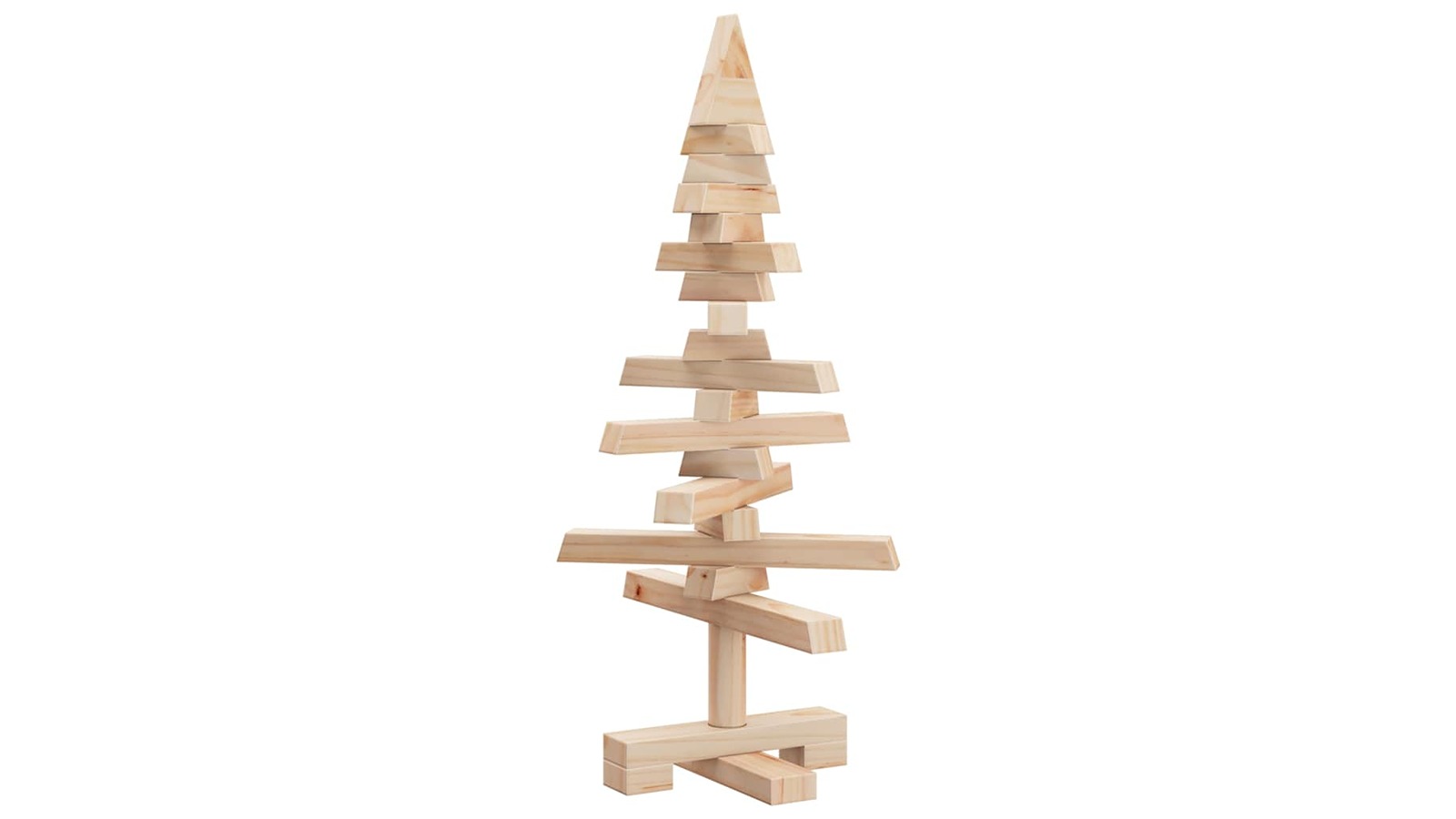 vidaXL Solid Pine Wood 60cm Christmas Tree