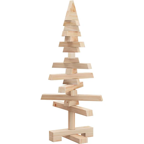 vidaXL Solid Pine Wood 60cm Christmas Tree