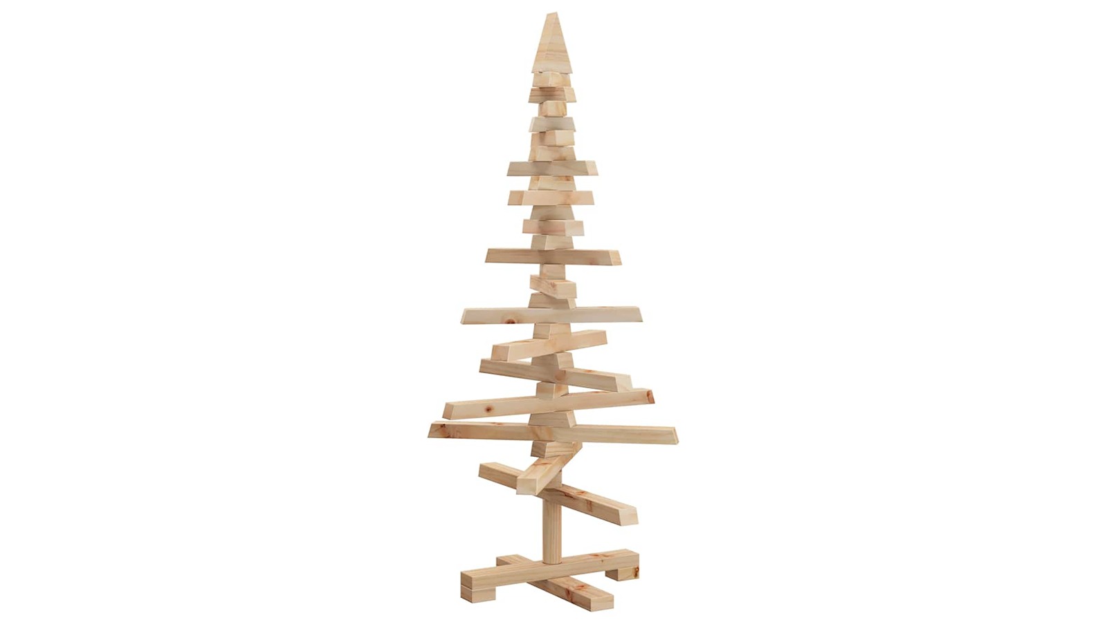 vidaXL Solid Pine Wood 90cm Christmas Tree