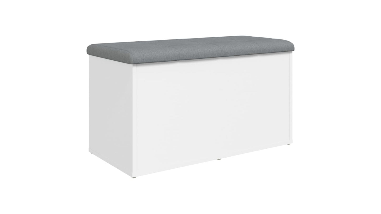 vidaXL White Engineered Wood 82 x 42 x 45cm Storage Bench