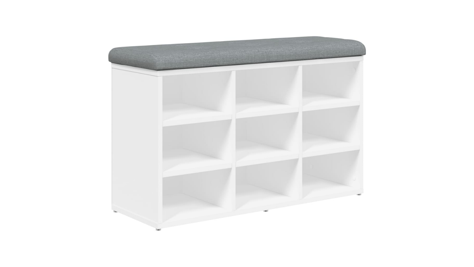 vidaXL 82 x 32 x 50cm Engineered Wood Shoe Bench - White