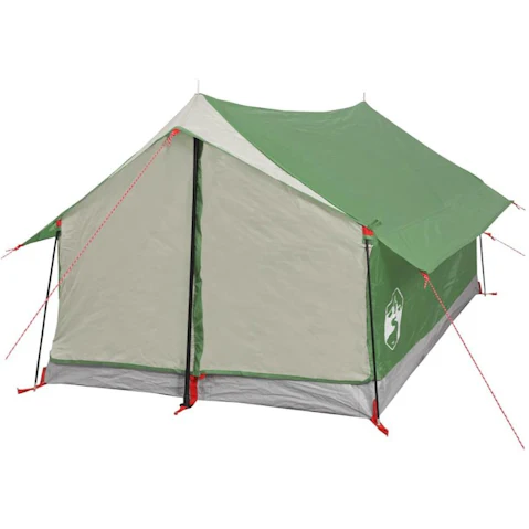 vidaXL 2-Person Green Waterproof Camping Tent - 193 x 122 x 96cm