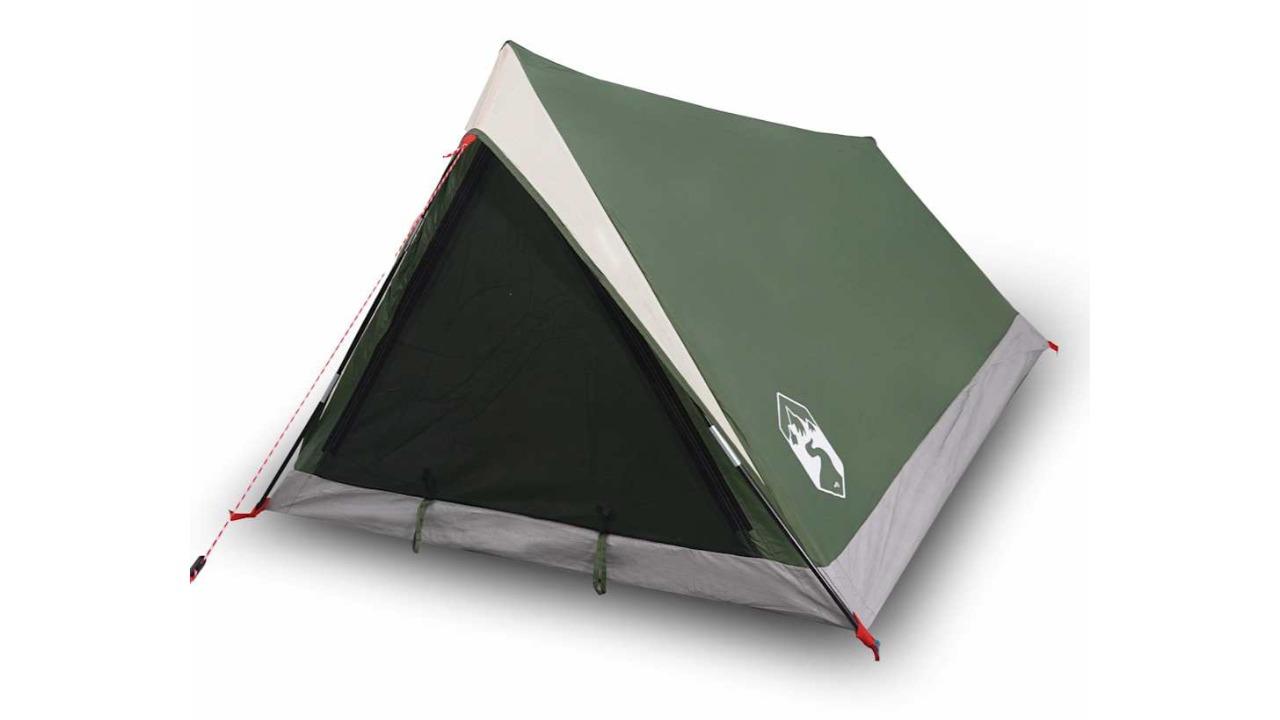 vidaXL 2-Person Green Waterproof Camping Tent - 200 x 120 x 88cm