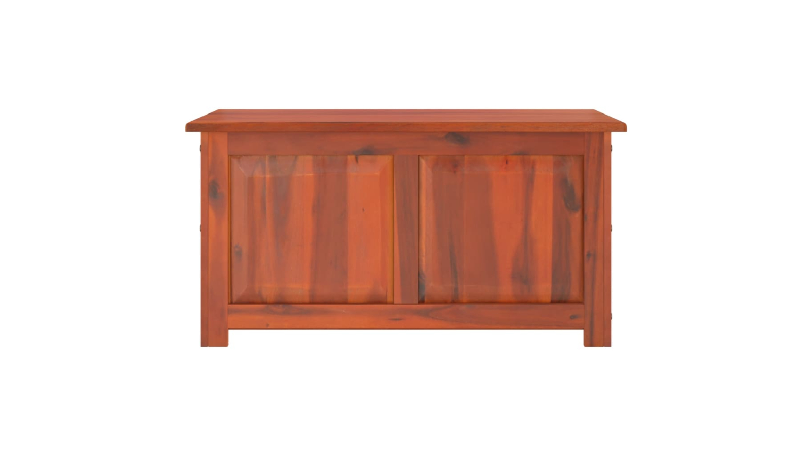 vidaXL Solid Wood Acacia Brown Storage Chest with Lid - 110 x 55 x 57cm
