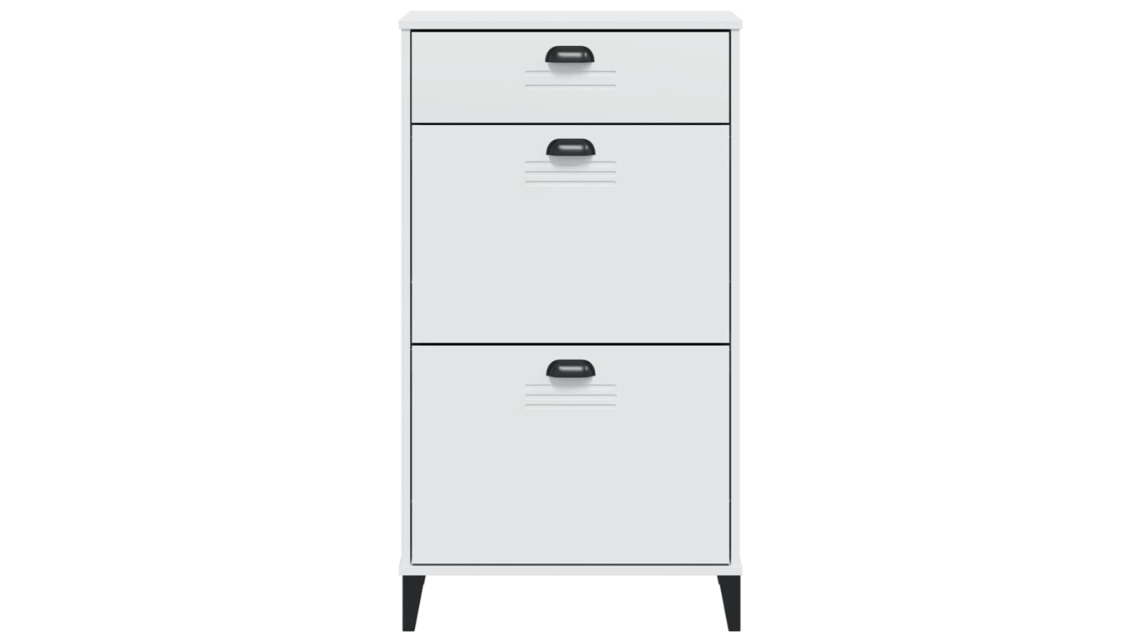 vidaXL VIKEN Engineered Wood Shoe Cabinet - White