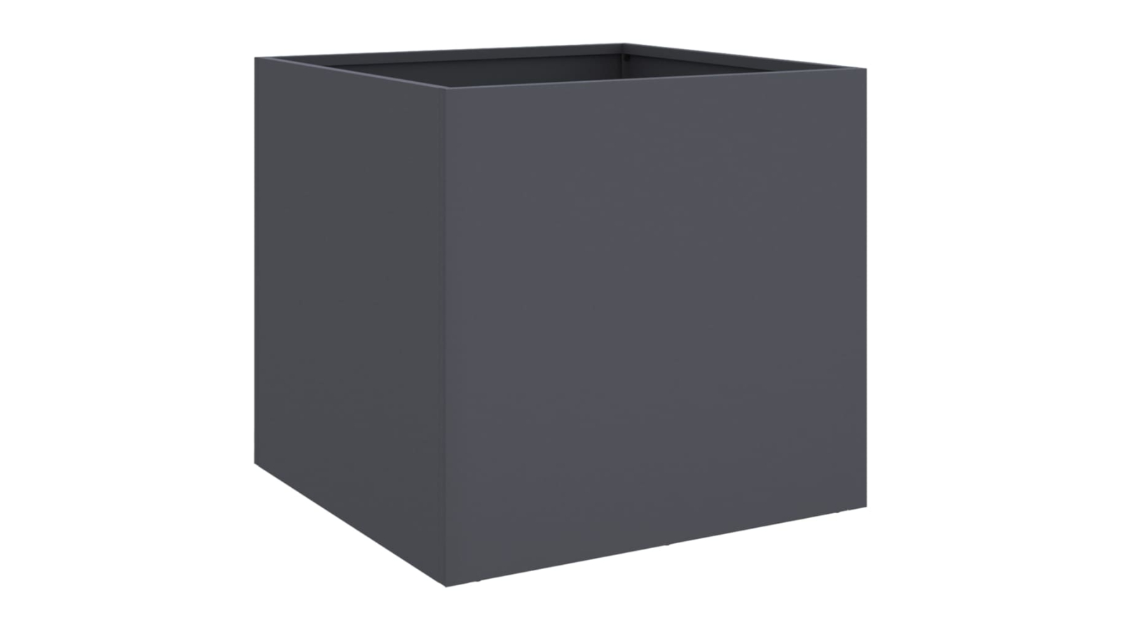 vidaXL Anthracite Steel 42 x 40 x 39cm Planter