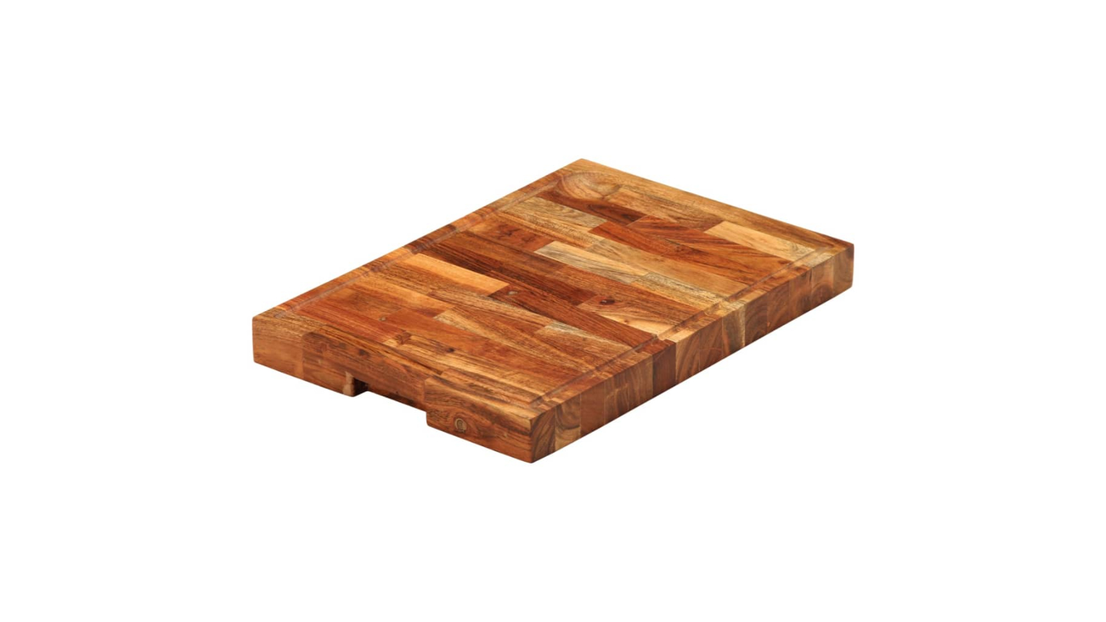 vidaXL 42 x 30 x 4cm Solid Acacia Wood Chopping Board