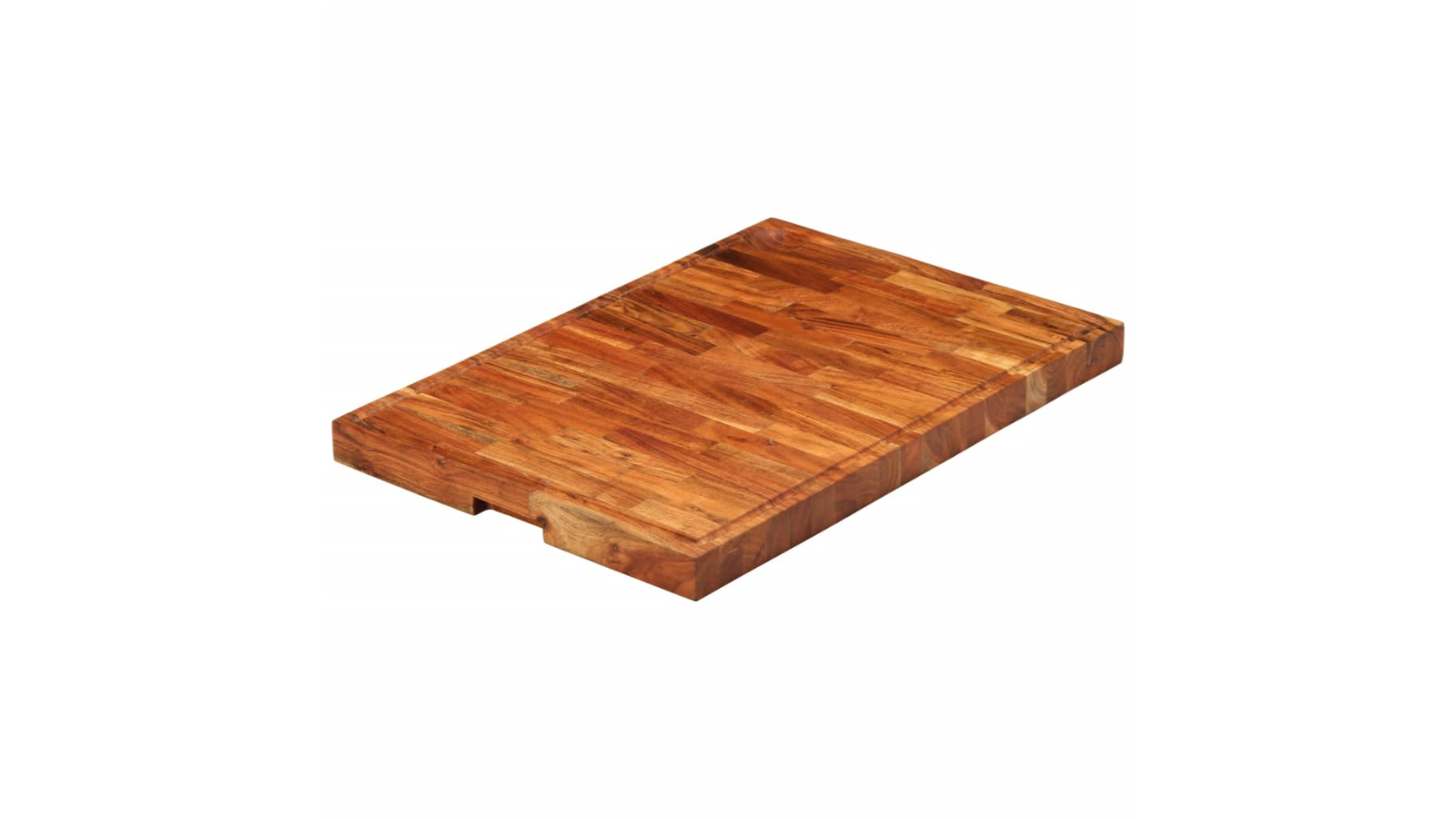 vidaXL 60 x 42 x 4cm Solid Acacia Wood Chopping Board