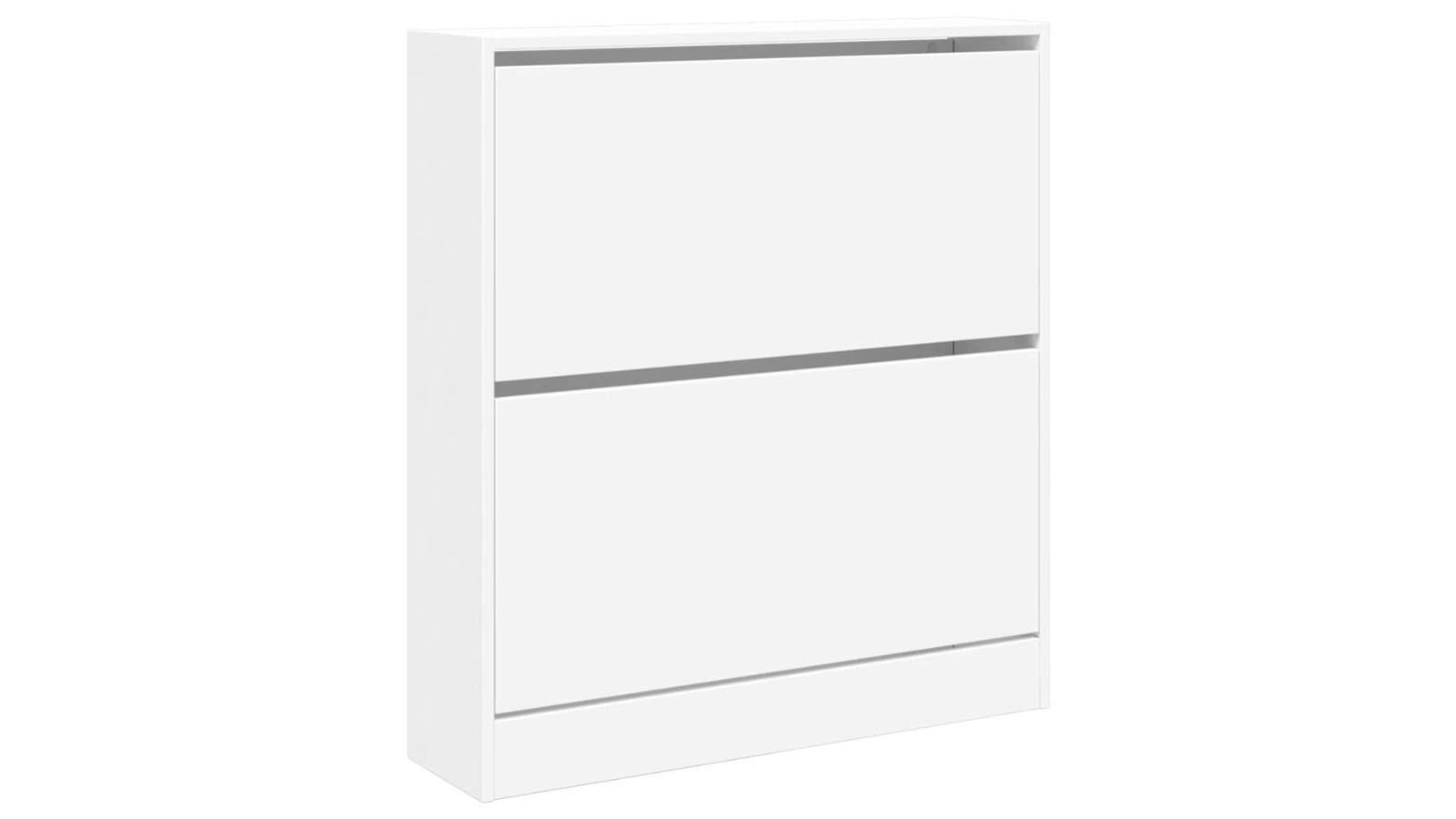 vidaXL White Engineered Wood 80 x 21 x 87.5cm Shoe Cabinet