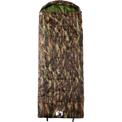vidaXL 3-4 Seasons Sleeping Camping Bag for Adults - Camouflage