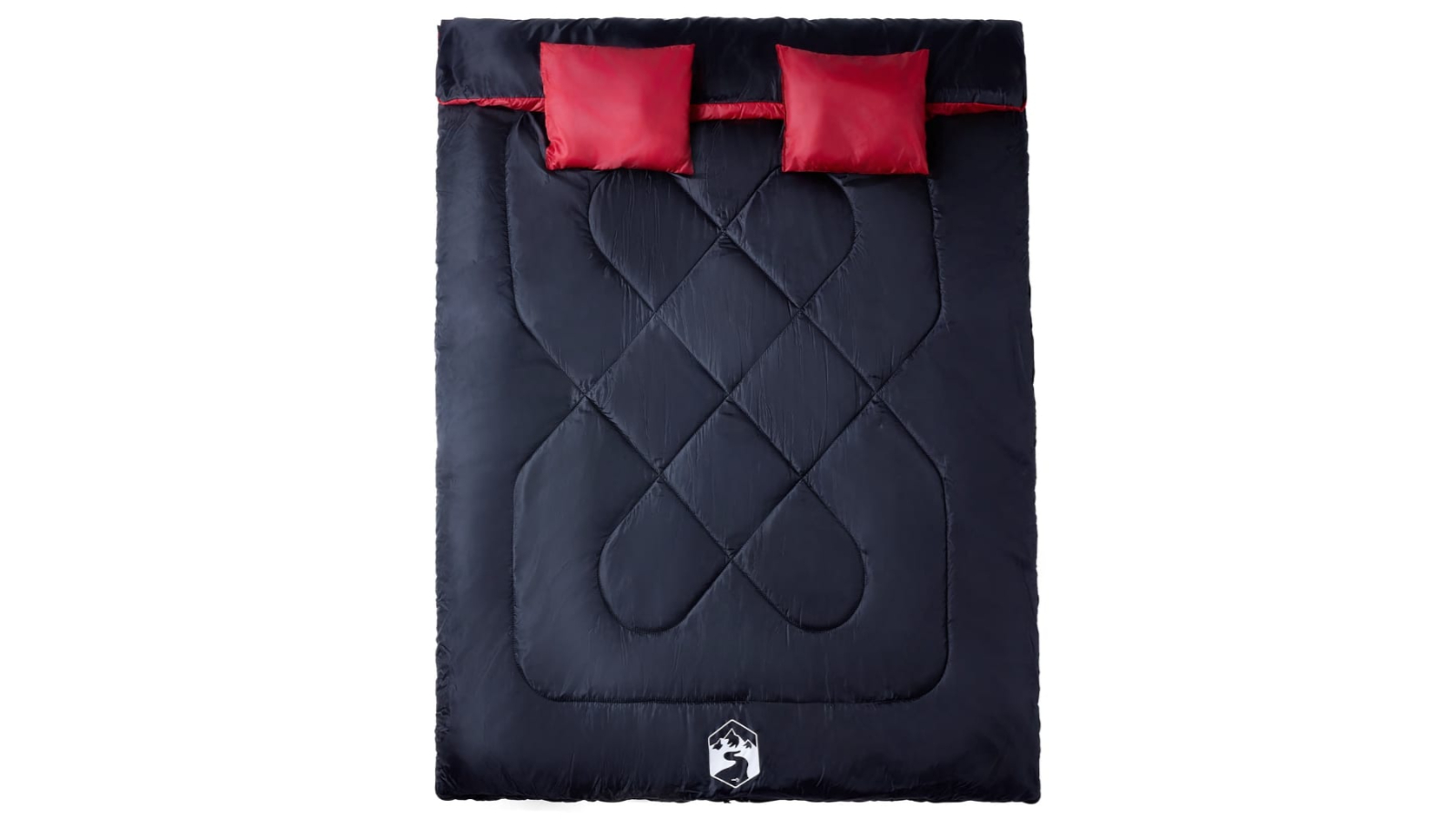 vidaXL 3-4 Seasons Double Camping Sleeping Bag with Pillows for Adult