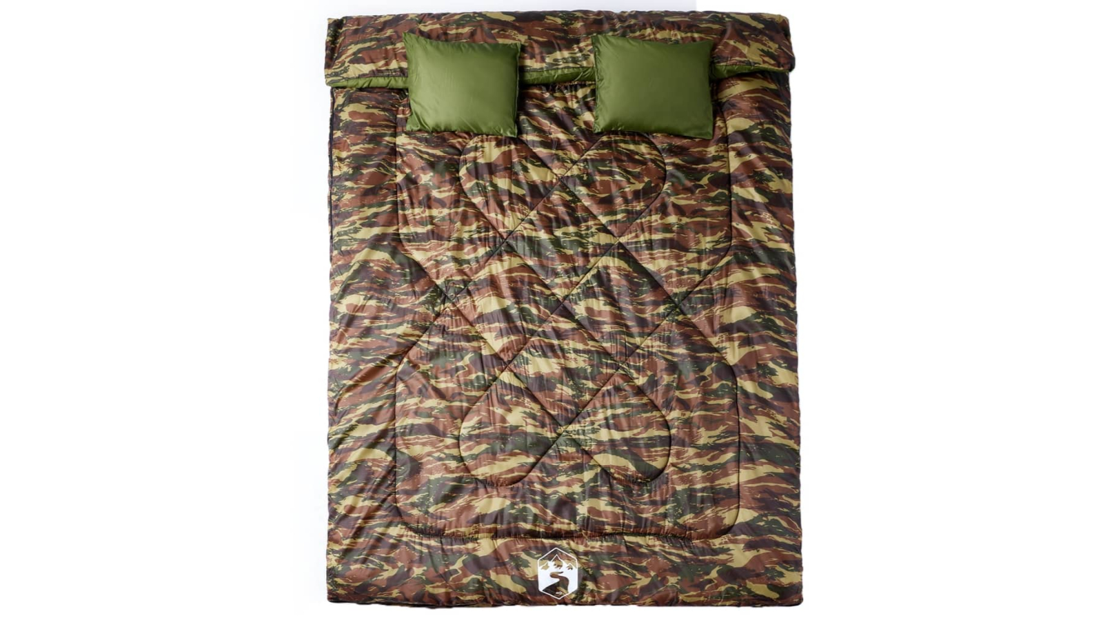 vidaXL 3-4 Seasons Double Sleeping Bag with Pillows for Adult