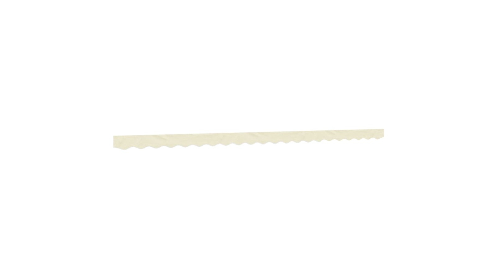 vidaXL Cream Stripe Fabric Replacement for Awning Valance - 5m
