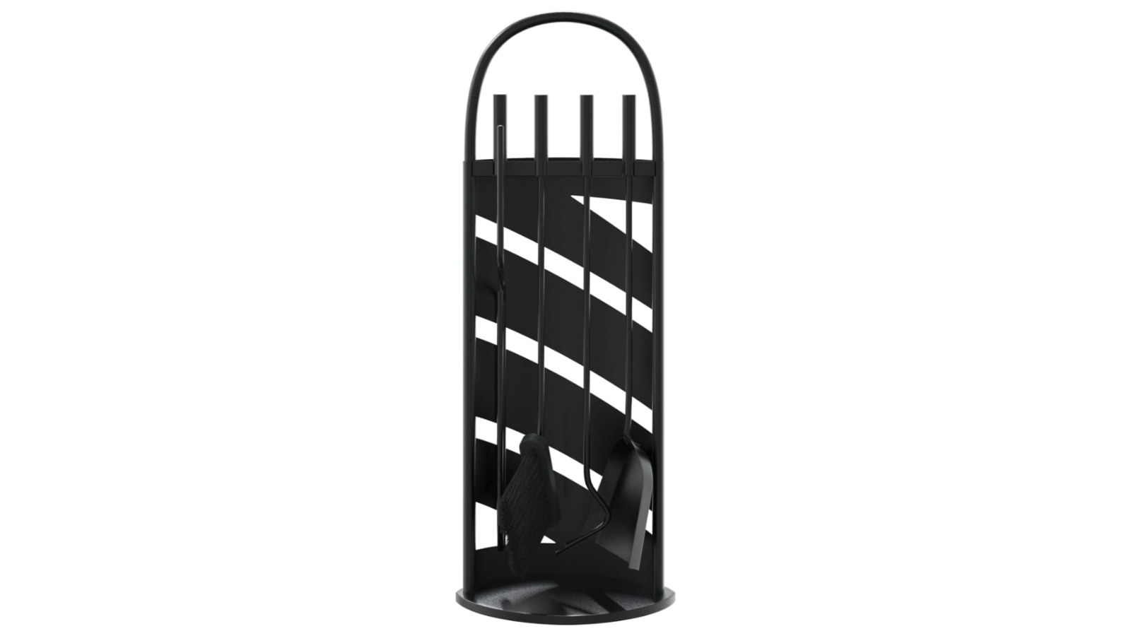 vidaXL 5 Piece Steel Fireplace Tool Set - 23 x 15 x 66cm