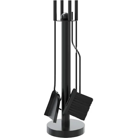vidaXL 5 Piece Steel 18 x 56cm Fireplace Tool