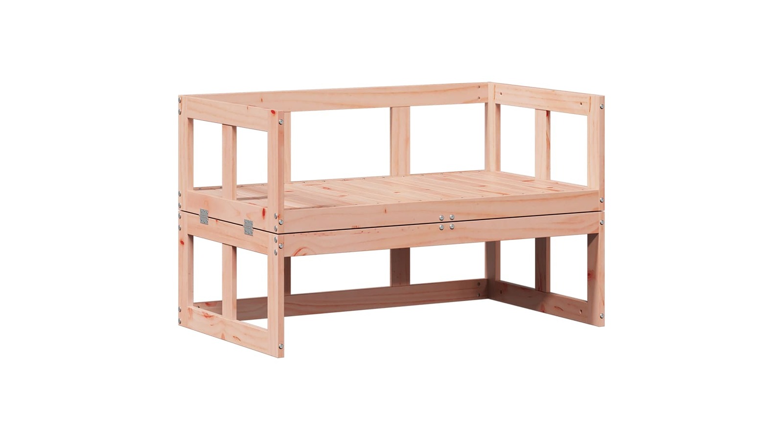 vidaXL Solid Douglas Wood Extendable Garden Sofa Bench