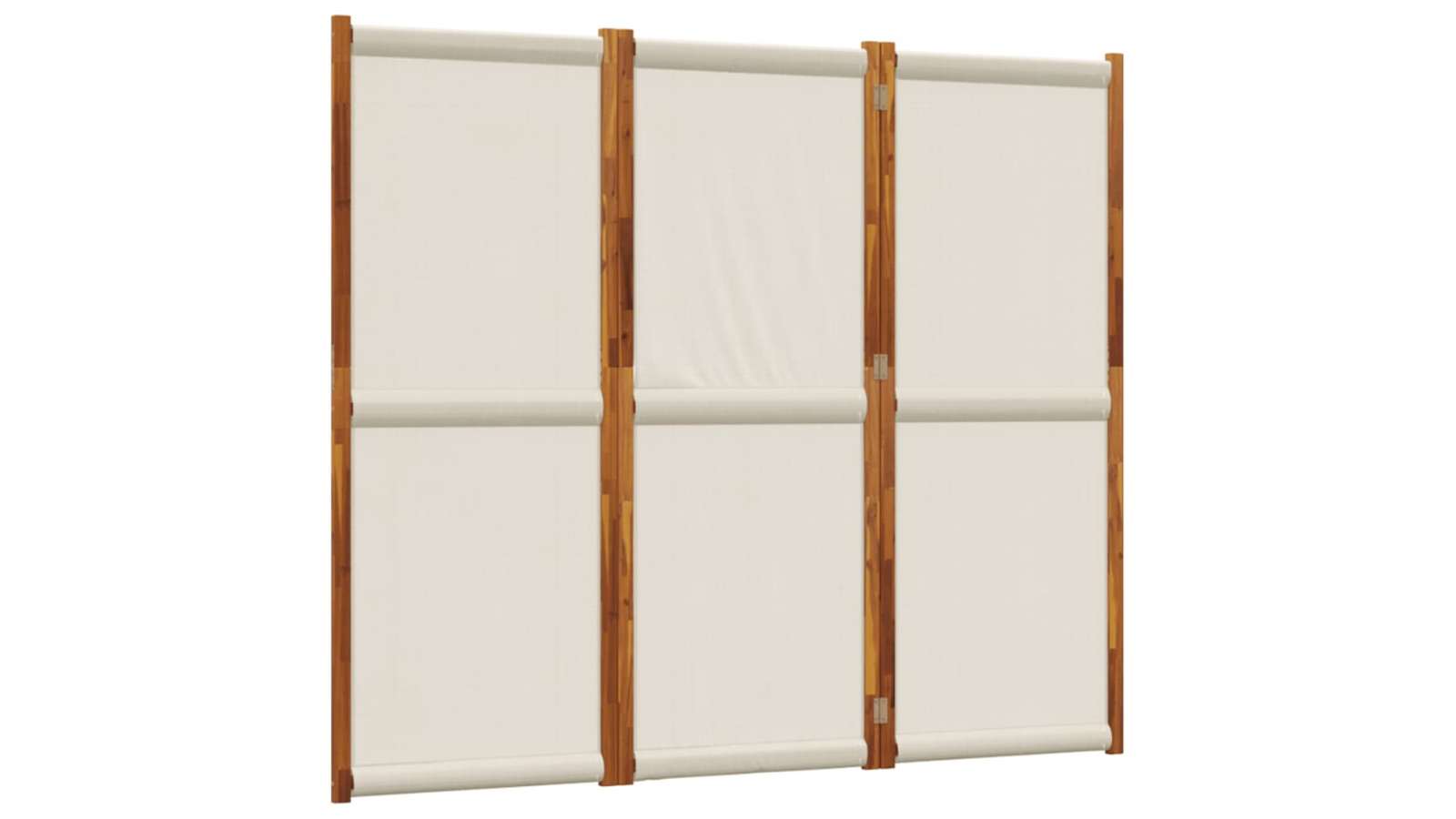 vidaXL 3-Panel 210 x 180cm Room Divider - Light Grey