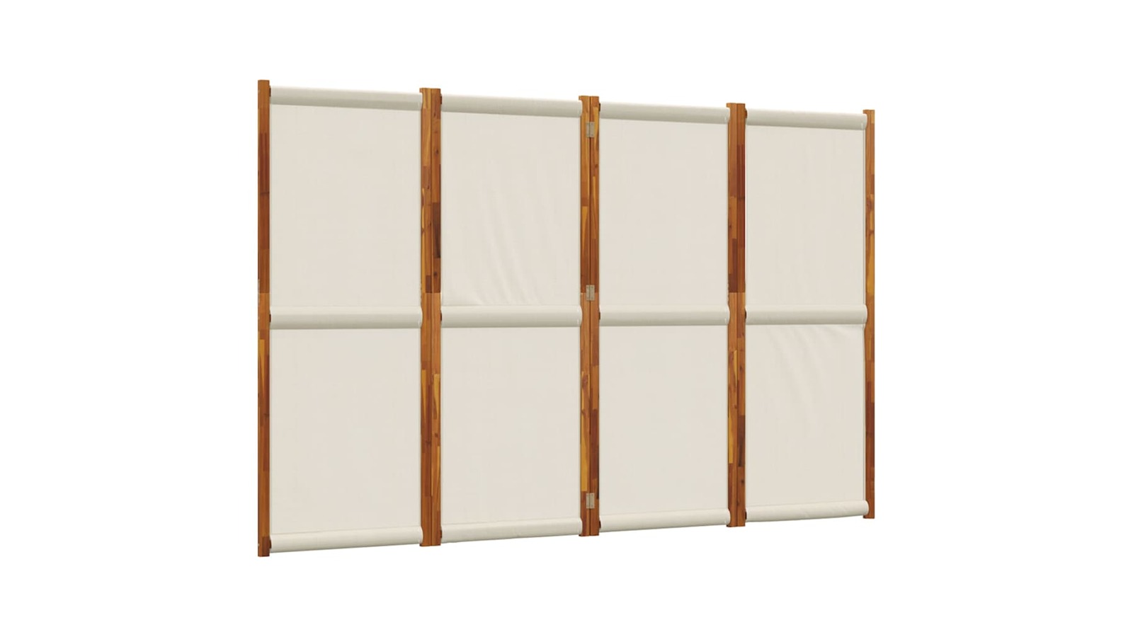 vidaXL 4-Panel Light Grey 280 x 180cm Room Divider