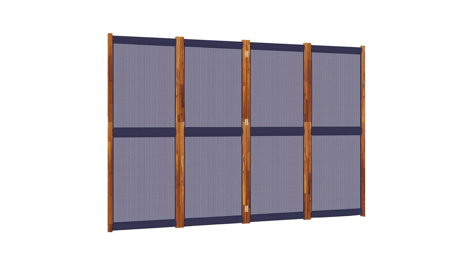 vidaXL 4-Panel Dark Blue 280 x 180cm Room Divider